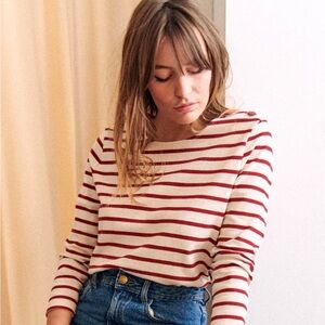 Like New! Colette Marinière - Small - Ecru/Burgundy